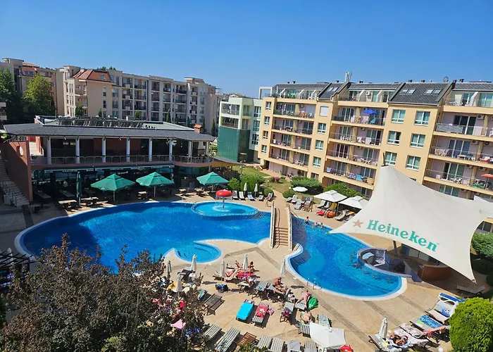 тристаен просторен с две отделни спални Apart Otel Sunny Beach